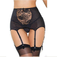 GSA Gift of Suspender Belt AND Stockings SET in Black, White or Red