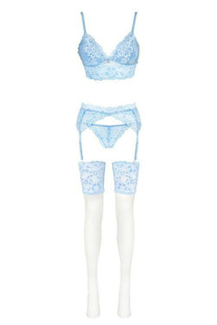 Acarin Air Collection Stunning Blue Lingerie Set