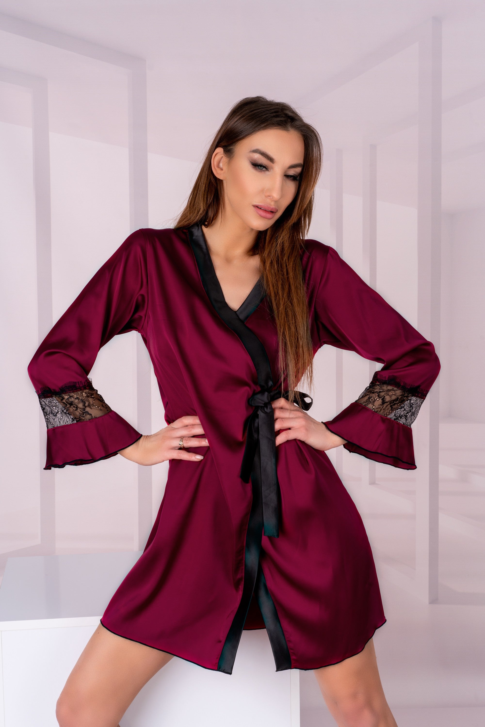 Sussean Cllaret Collection Dressing Gown