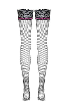 Tamerin Nisean Collection Lace Top Fishnet Stockings