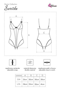 Sarisha Desire Collection Sexy Bodysuit