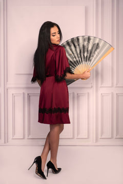 Aresmina Cherry Mahogany Collection Dressing Gown