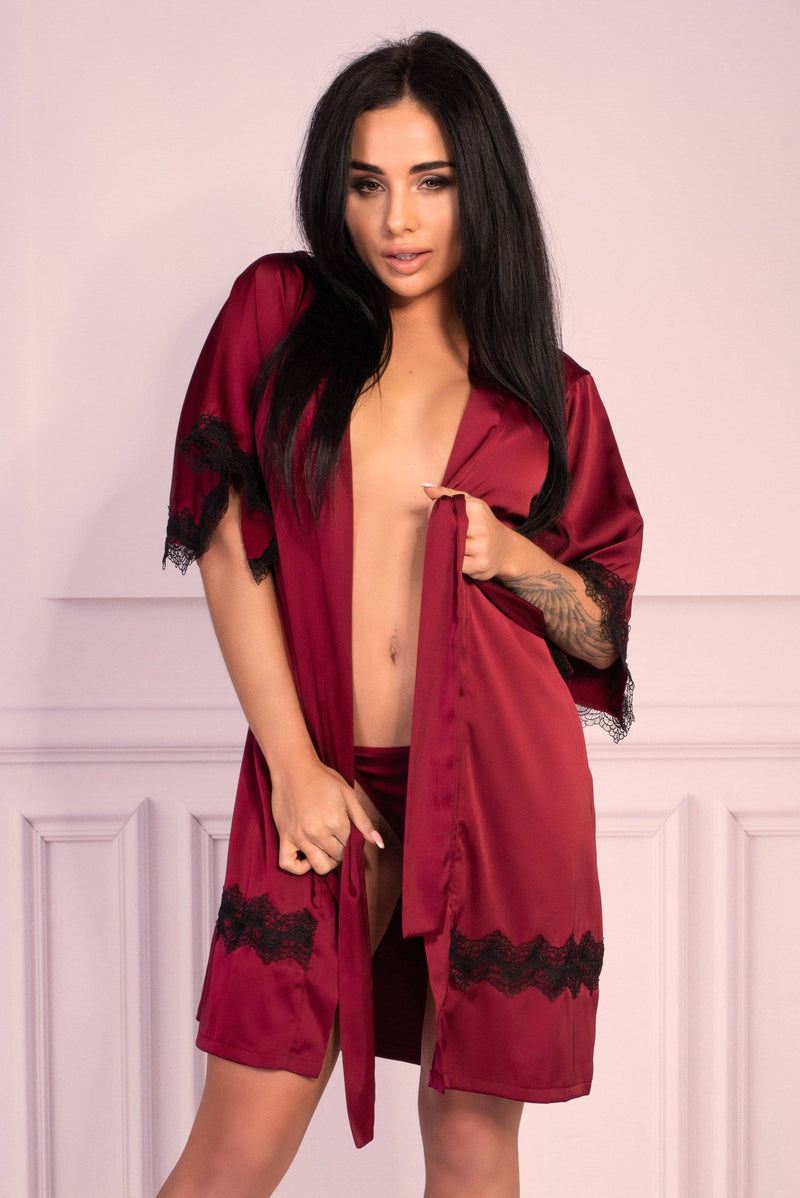 Aresmina Cherry Mahogany Collection Dressing Gown