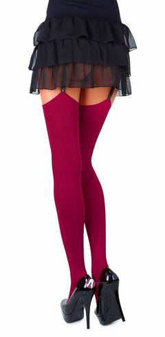 GSA Gift of Classic Microfibre Opaque Colored Stockings 27 COLORS (Size S M)