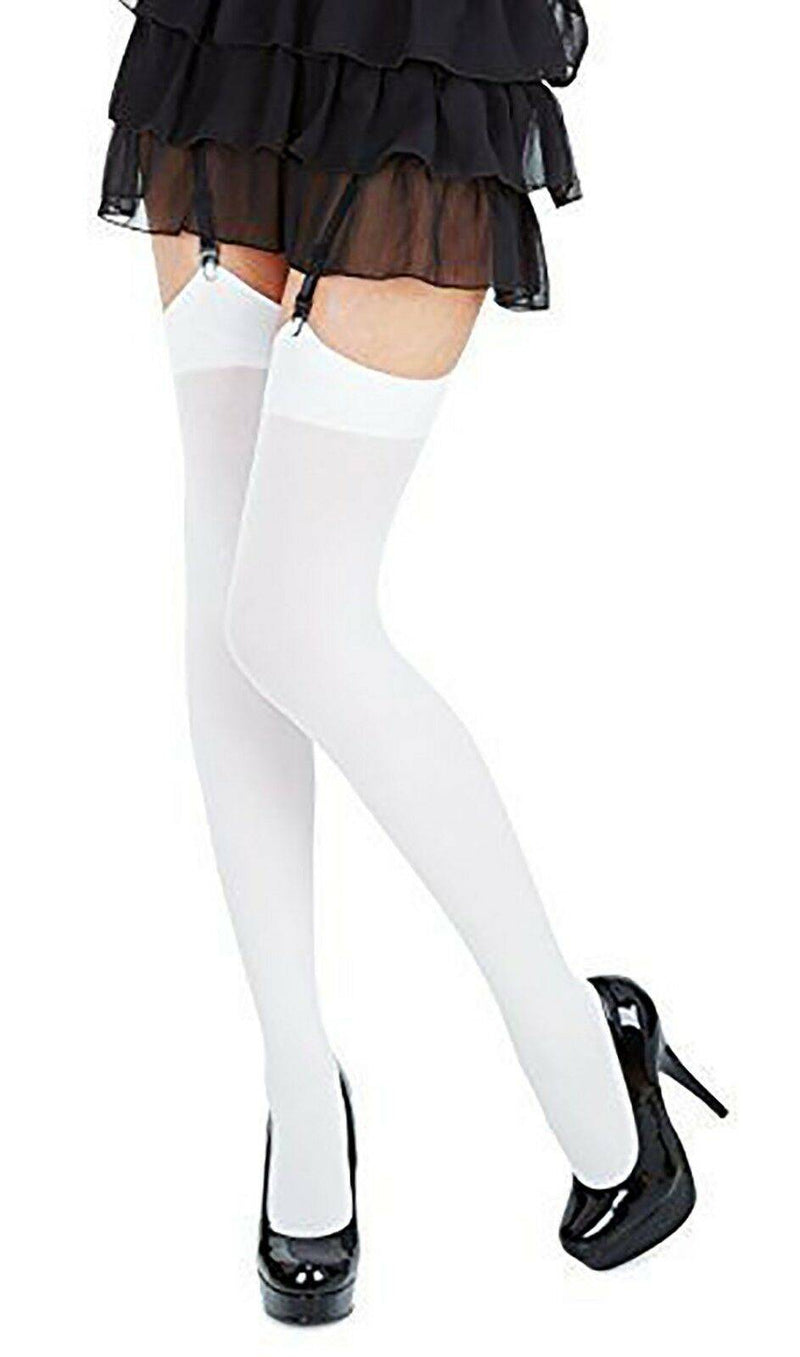 GSA Gift of White Classic Microfibre Opaque Colored Stockings