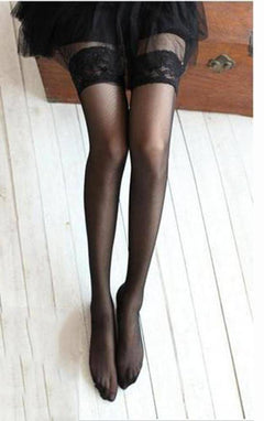 GSA Gift of Lace Hold-Ups Black, White or Red